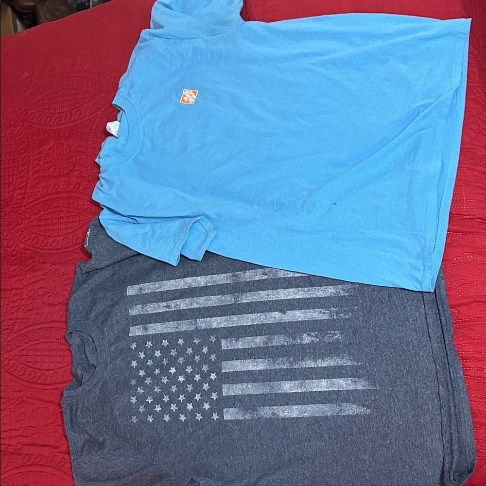 Bundle of 6 Home Depot work shirts size medium - Picture 3 of 6